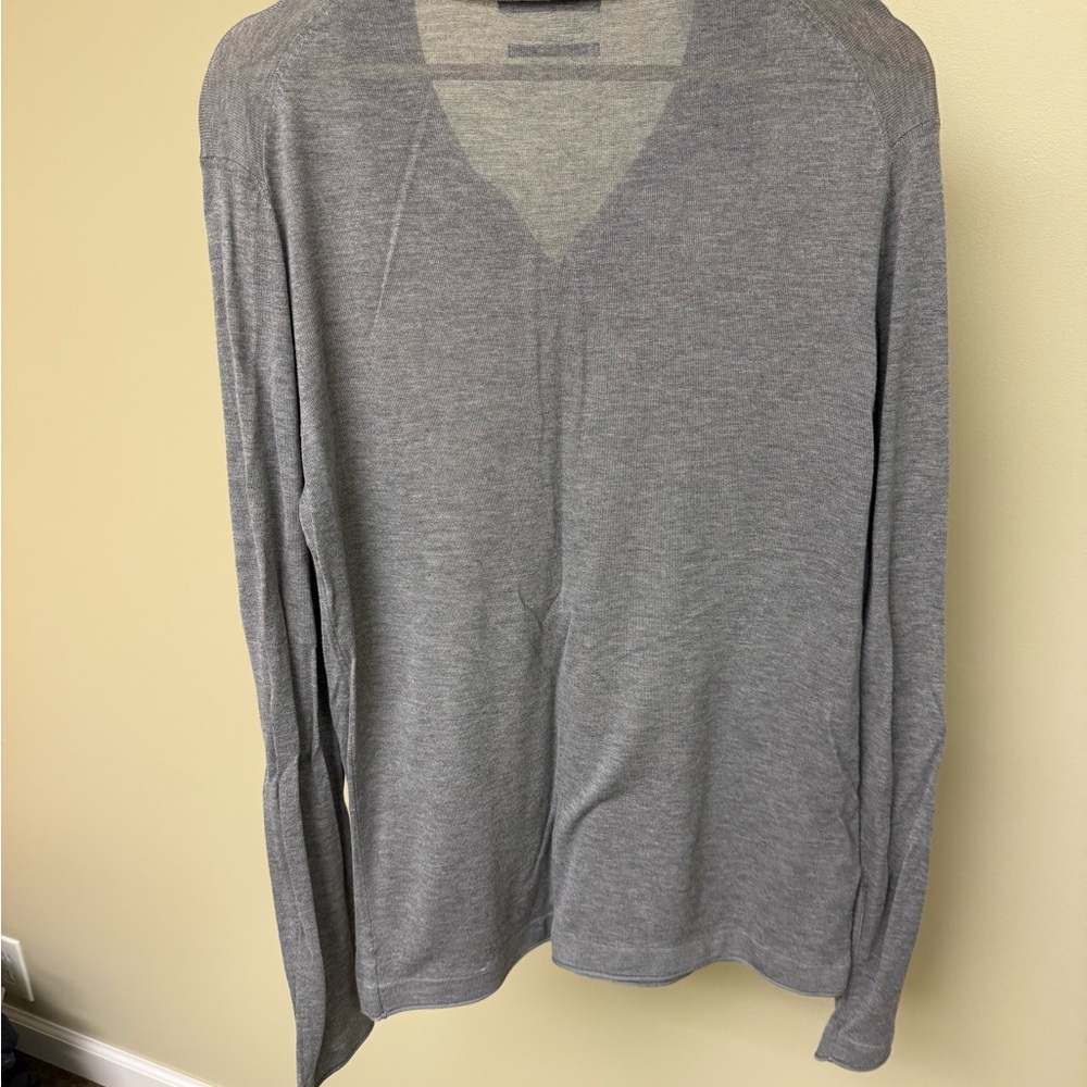 Mango Men's Classic Gray Polo Shirt - Picture 3 of 3
